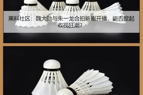 黑料社区：魏大勋与朱一龙合拍新剧开播，能否掀起收视狂潮？